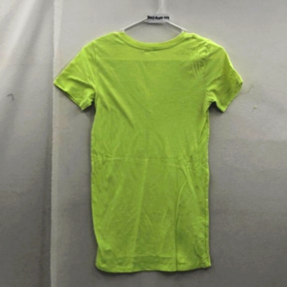 Pink Victorias Secret Womens Green Short Sleeve V Neck Pullover T Shirt Size XS - Picture 2 of 6